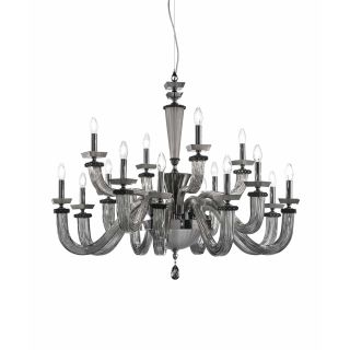 Euroluce Lampadari / Chandeliers / Desiderio Fumè L8+4+4