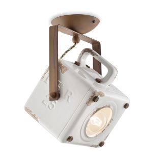 Deckenlampe Strahler im Industrie & Retro Stil C1653 von Ferroluce