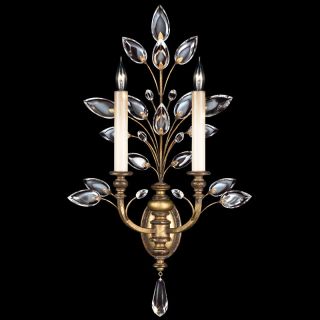Fine Art Handcrafted Lighting / Wall Sconces / Crystal Laurel 28″ 759750 773150