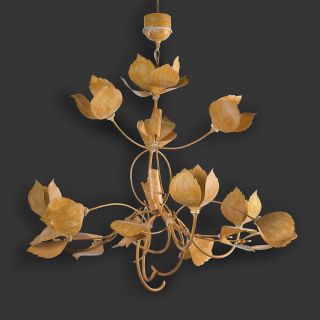 Officina Ciani / Chandeliers / Wrought Iron with Leaves HL1105CH-15 Leaves