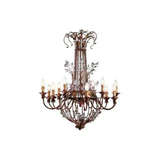 Mechini / Chandeliers / Murano Glass and Crystal Strip 12 Lights L195/12