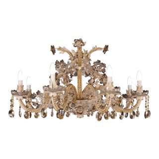 Mechini / Chandeliers / Murano Glass and Crystal Pearl Banding L257/8P