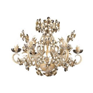 Mechini / Chandeliers / Coloured Bohemian Crystal and Coloured Pearl Banding L295/6