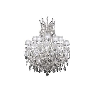 Mechini / Chandeliers / Wrought Iron with Clear Bohemian Crystal L325/18