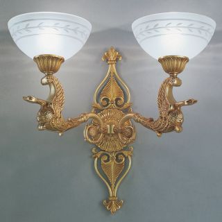 Mariner / Wandleuchten / Gegossene Bronze / Geschliffenes Kristall 18581