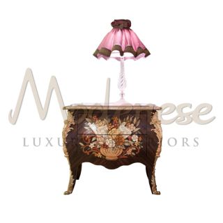 Modenese Luxury Interiors / Nachttische / Barock 2-Schubladen
