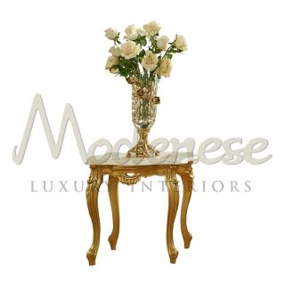 Modenese Luxury Interiors / Beistelltische / Giada Weiß