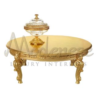 Modenese Luxury Interiors / Couchtische / Total Gold Baroque
