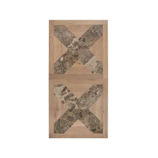 Bassano Parquet / Oak and marble parquet / The geometries - Patterns Pattern Oak Marble