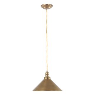Elstead Lighting / Pendant Lights / Provence 1 Light Pendant - Aged Brass