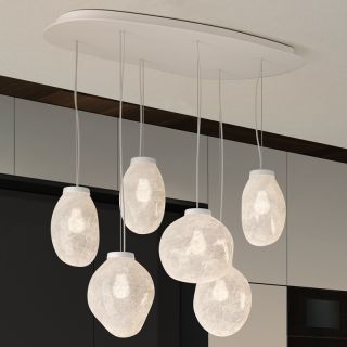 Patrizia Volpato / Pendelleuchten & Hängeleuchten / Stone Handcrafted Murano Glass 7805-S