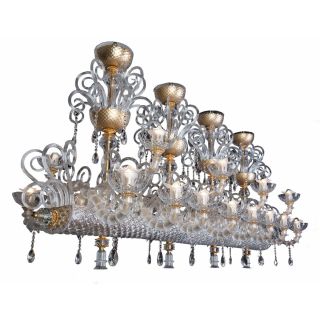 Italian Luxury Lighting / Chandeliers / Venetian Glass Murano Glass 24-Light V8093 024