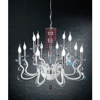 Euroluce Lampadari / Chandeliers / Venice Superlux L8+4 White