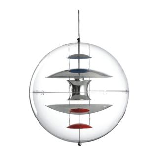 Verpan / Pendelleuchte / VP Globe Colored Glass & Messing