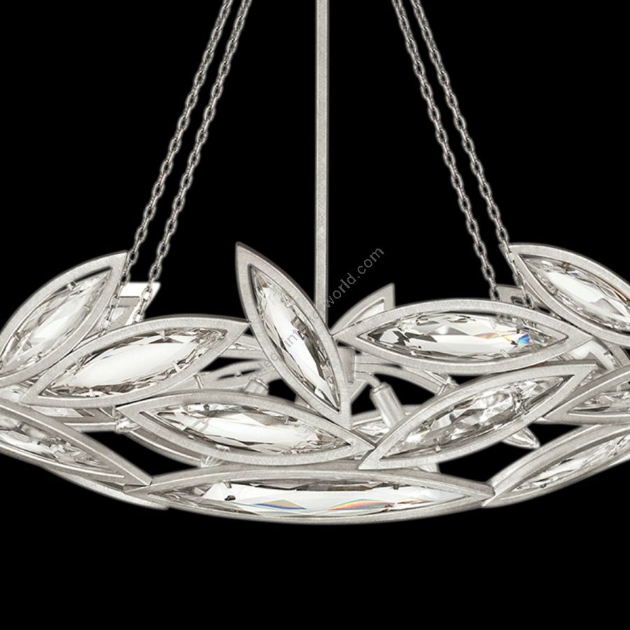 Platinized silver leaf finish - 849640-12