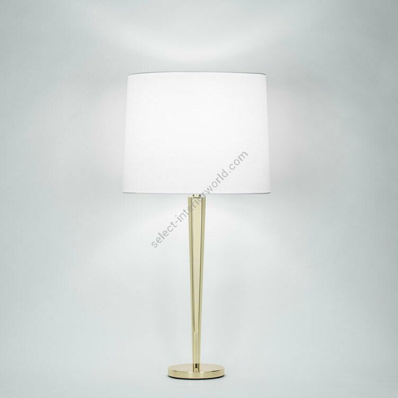 Polished Brass finish (cm.: H 73 x W 30.5 / inch.: 28" x 12")