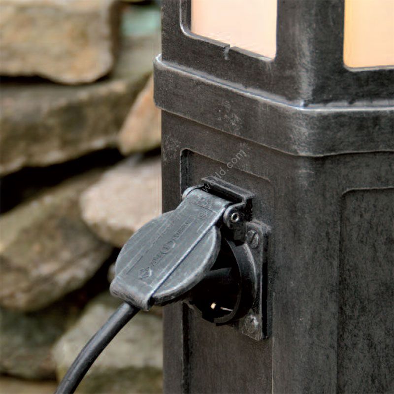 Iron nature finish / With receptacle