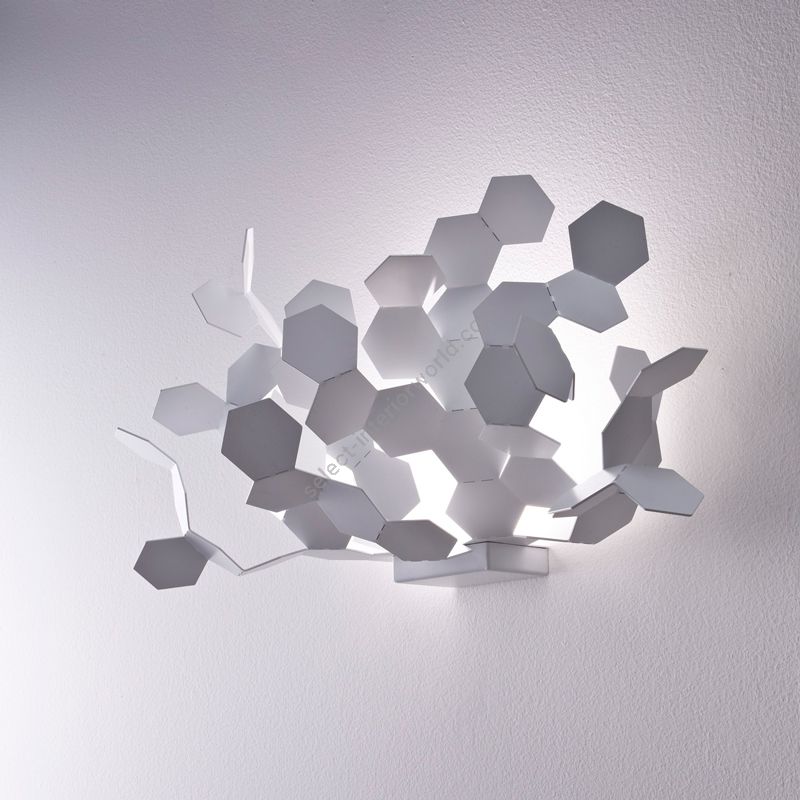 Wall lamp / Pure white finish