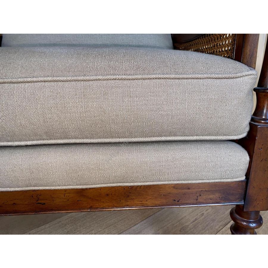 Buy Baker Furniture / Cane Accent Armchair with Cushions/ Milling Road