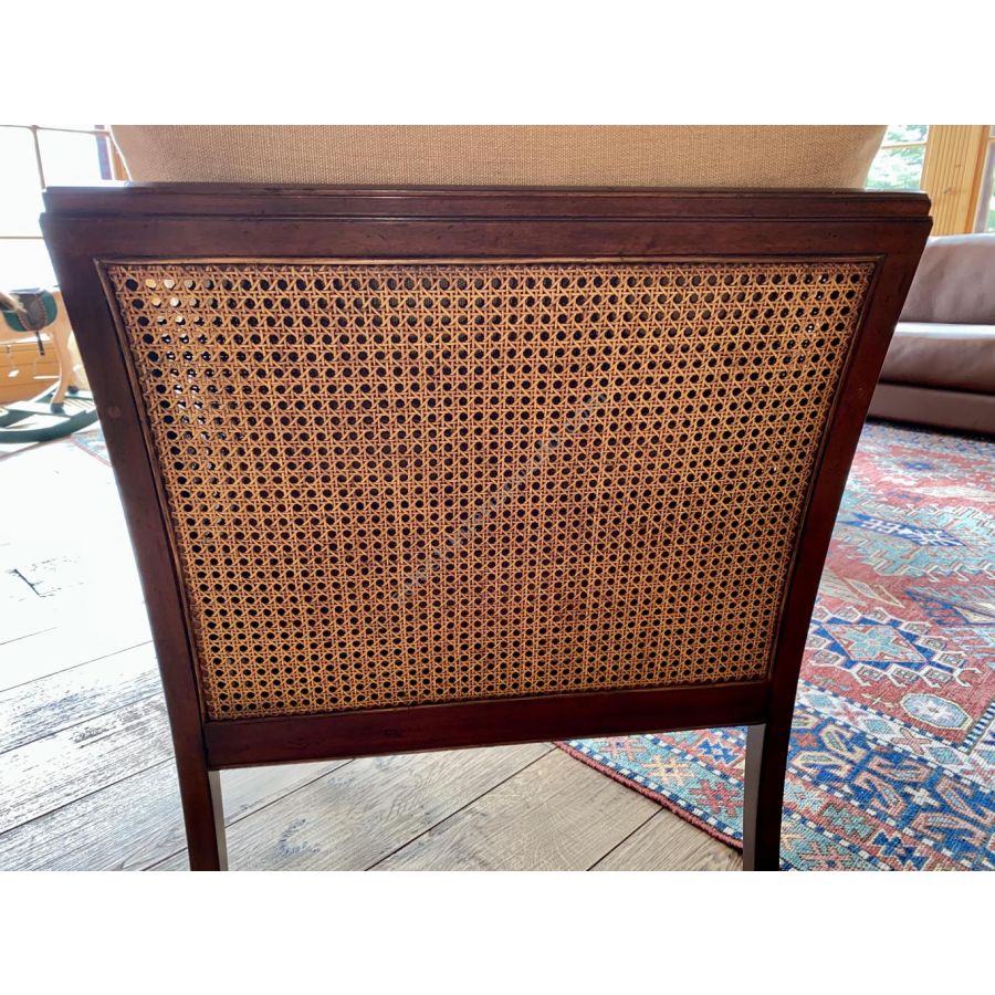 Buy Baker Furniture / Cane Accent Armchair with Cushions/ Milling Road