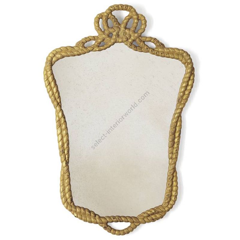 Burnt gold finish / Antiqued mirror glass