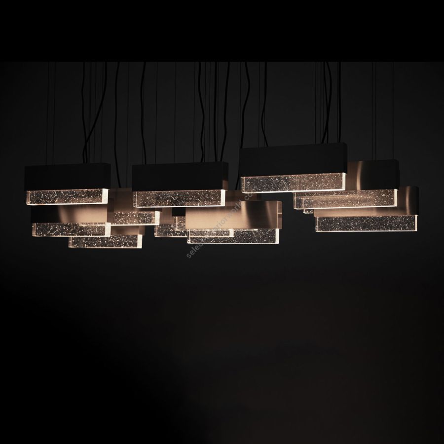 Linear Pendant Light / Dark Bronze finish