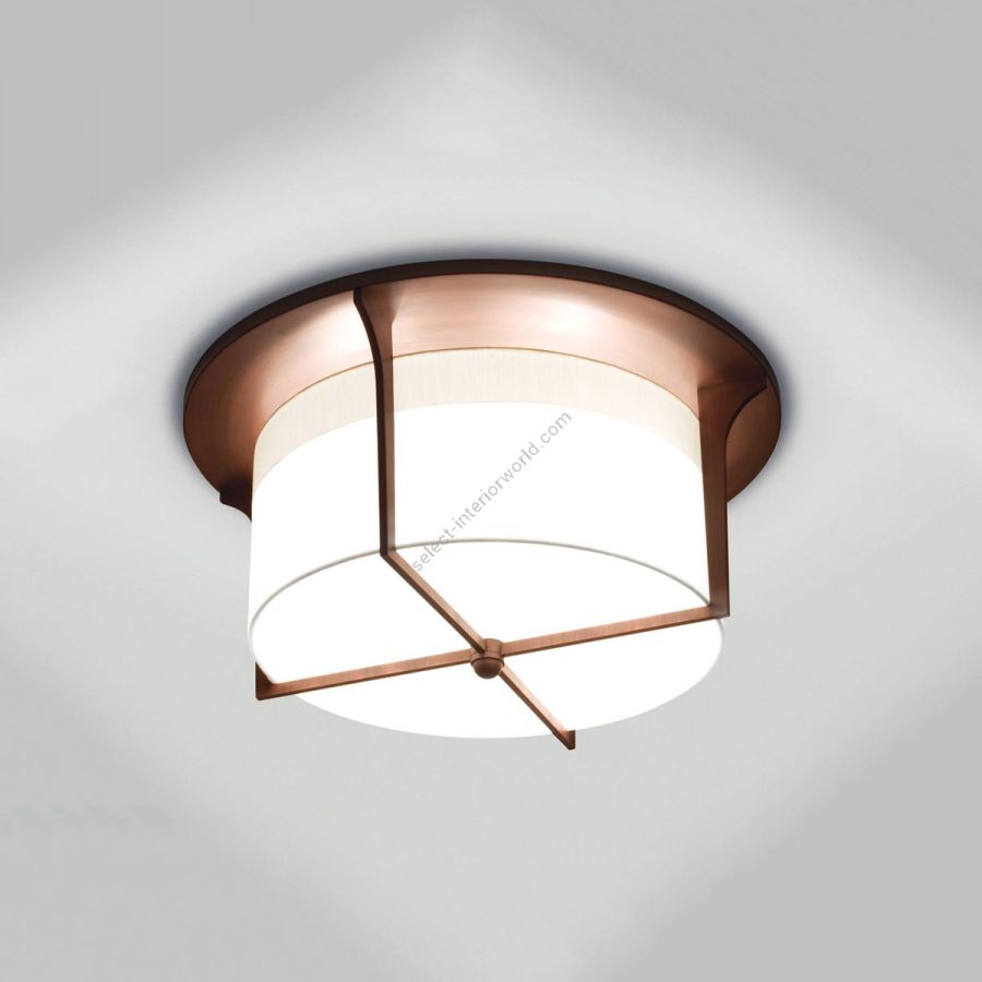 Large ceiling lamp / Antiqued Copper finish
