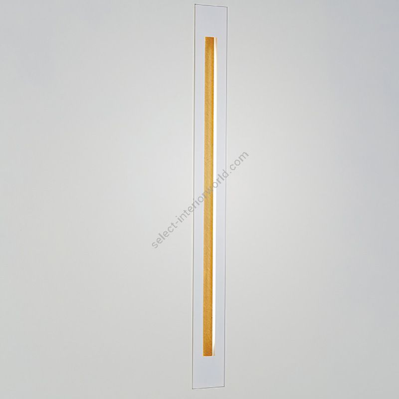 White primer frame with Yellow Gold leaf finish