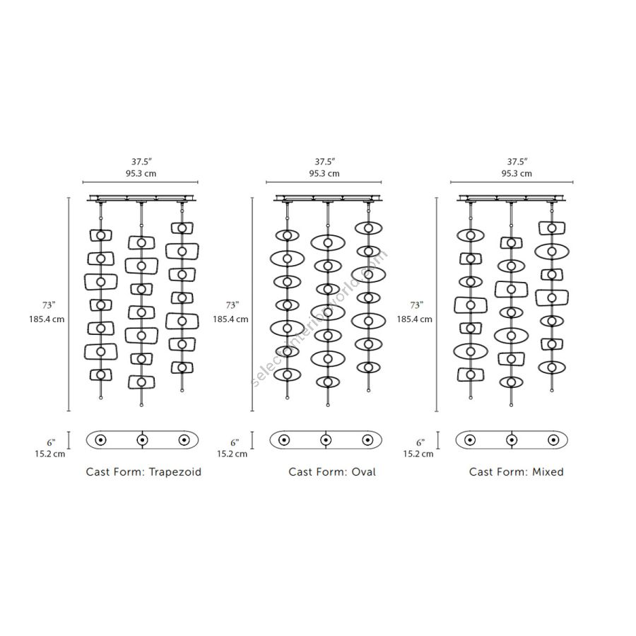 3 Stems/7 Cast Forms