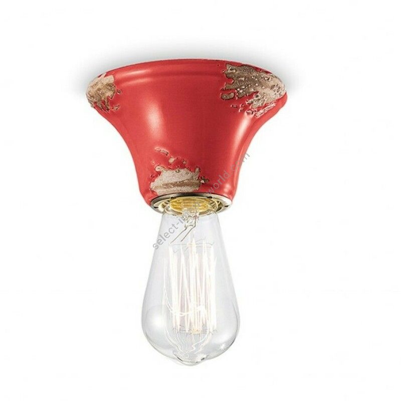 Red (Vir) finish (cm.: 7.5 x 10 x 10 / inch.: 2.7" x 3.9" x 3.9")