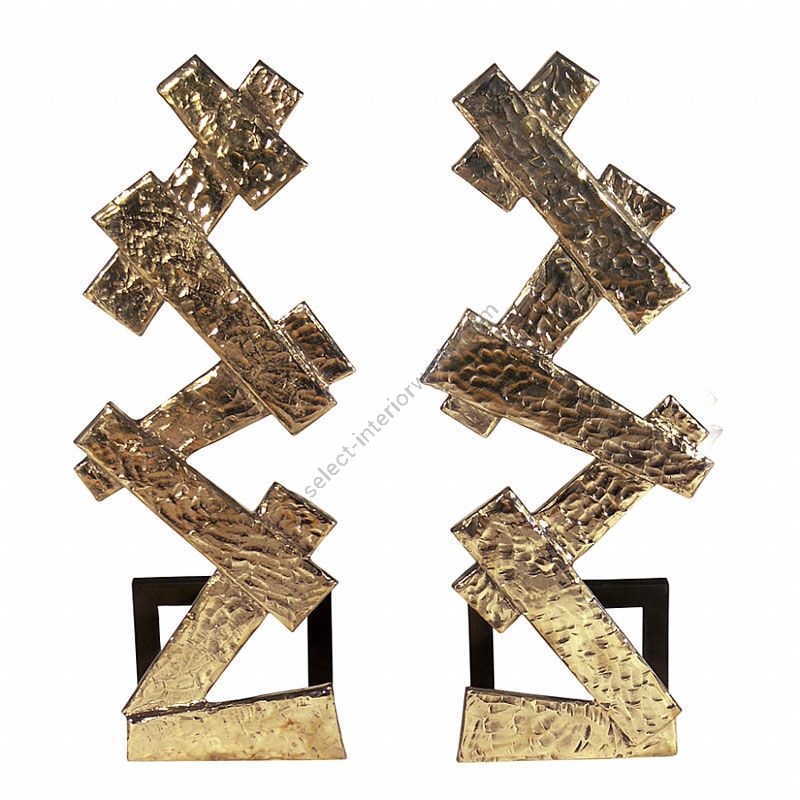 Polished bronze finish