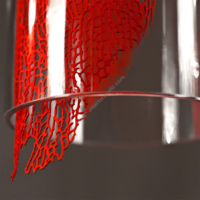 Pendant lamp / Coral finish