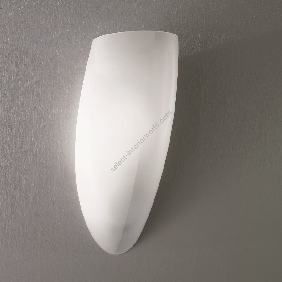 Wall lamp / White glass colour