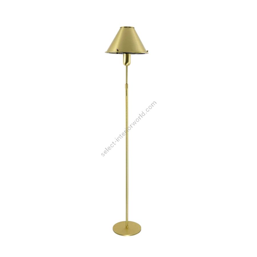 Beautiful Floor Lamp / Satin brass finish