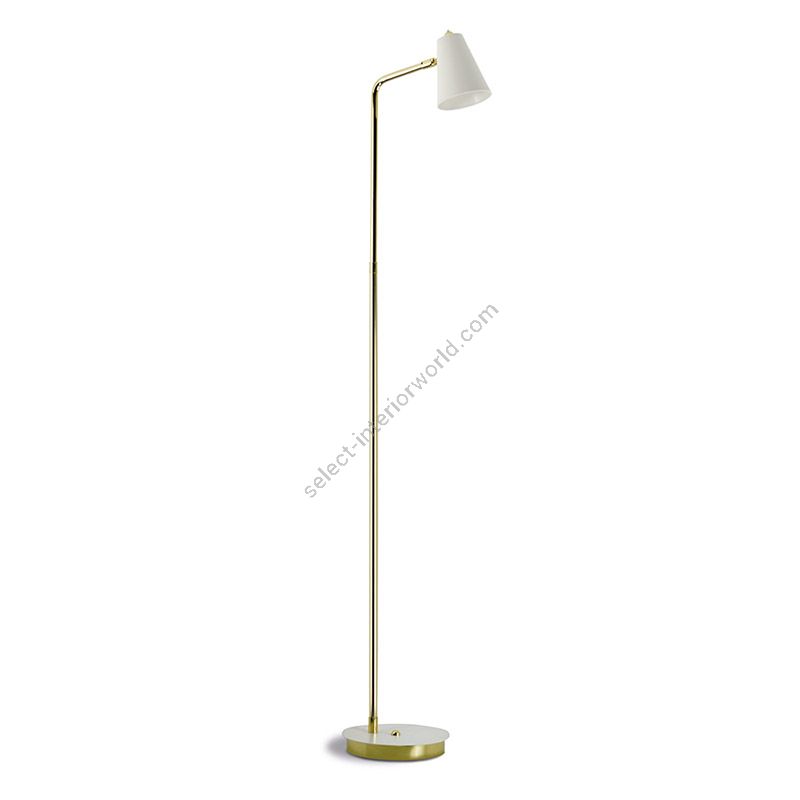 Rechargeable floor lamp / Polished brass finish