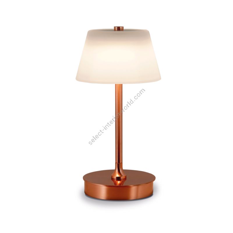 Rechargeable table lamp / Copper finish