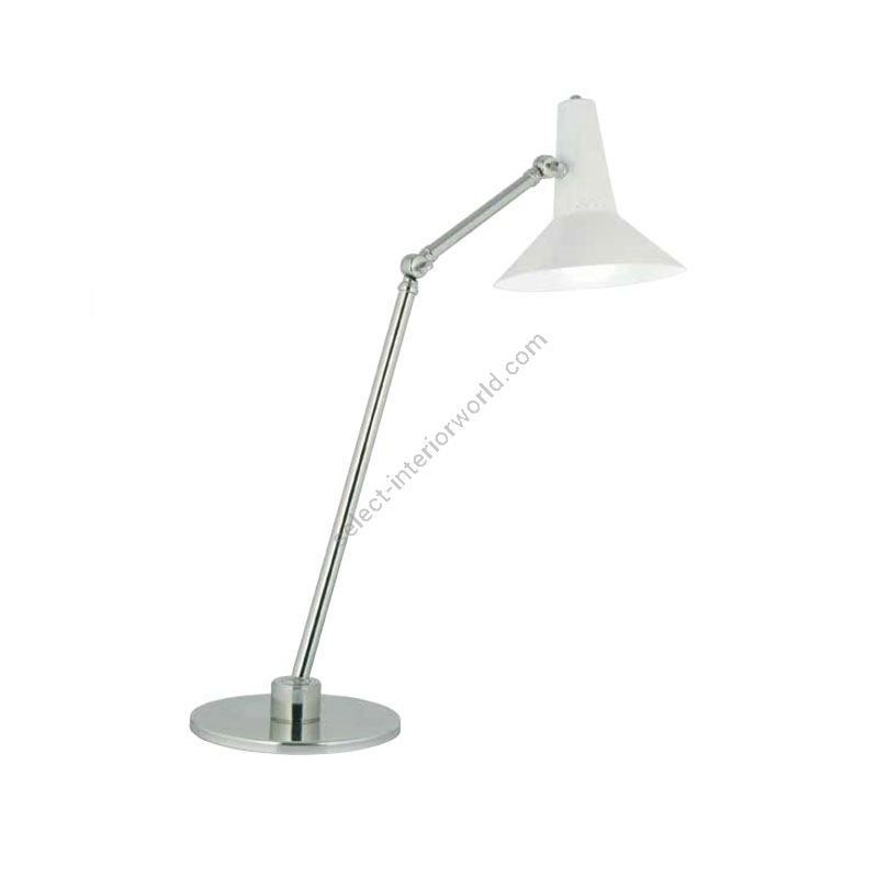 White metal lampshade