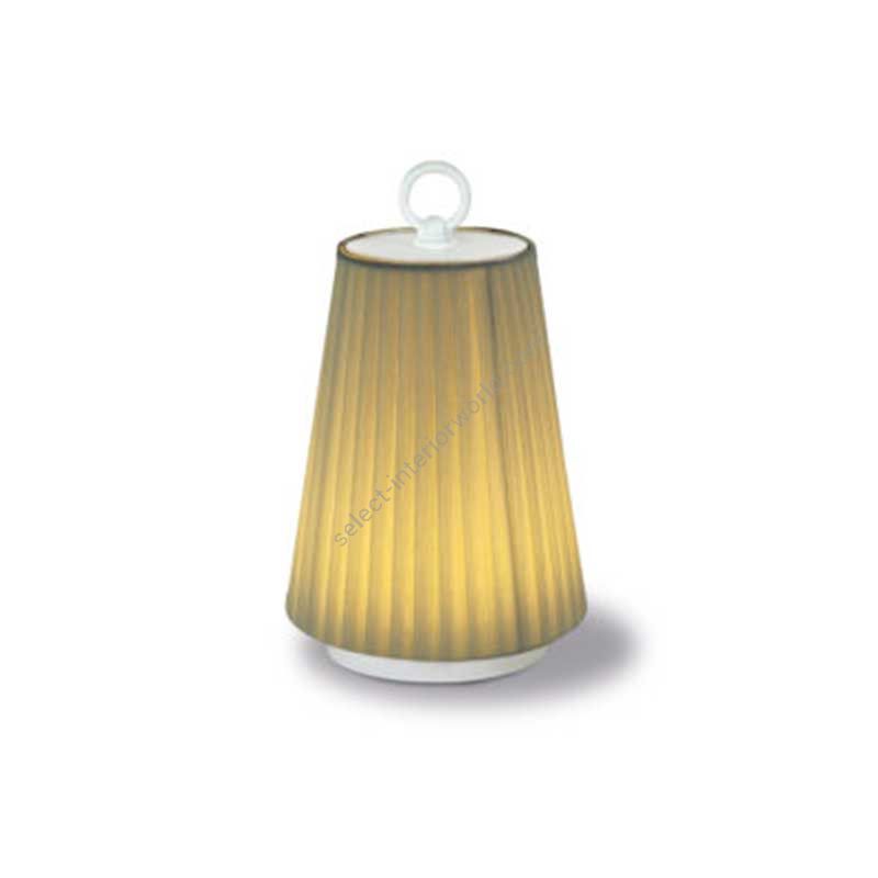 Creponne Avorio fabric lampshade