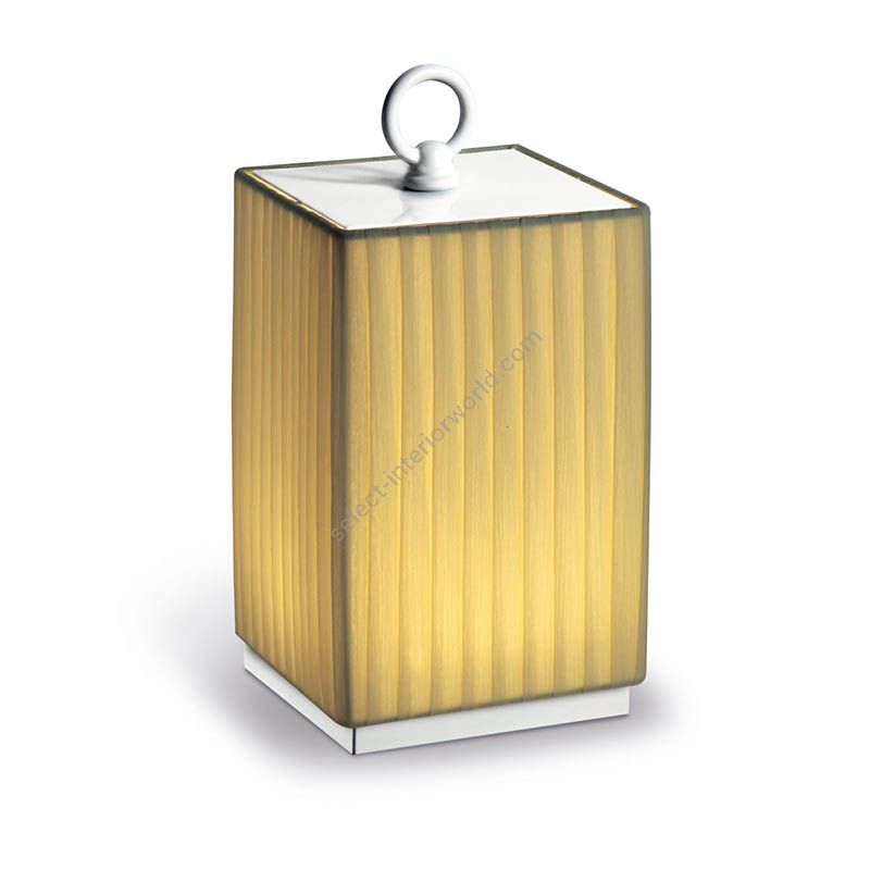 Creponne Avorio fabric lampshade