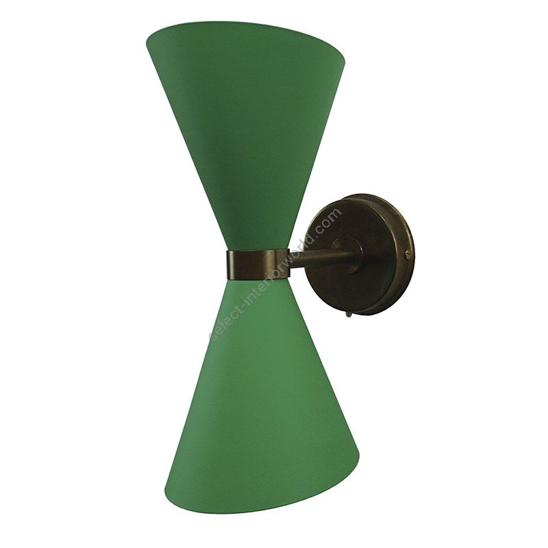 Green color lampshade
