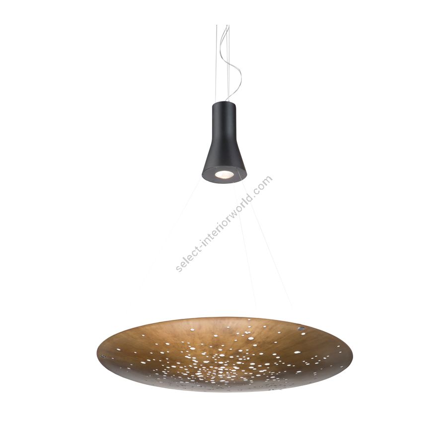 Bronze finish, cm.: 6 x 90 x 90 / inch.: 2.4" x 35.4" x 35.4" 