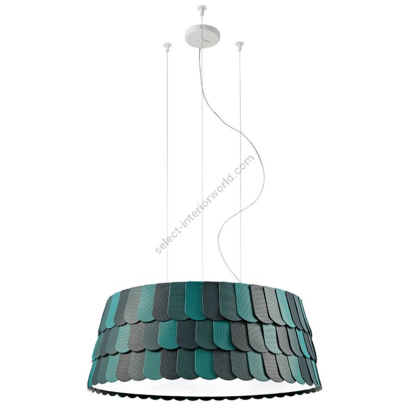 Green finish, cm.: 32 x 79 x 79 / inch.: 12.6" x 31.1" x 31.1"