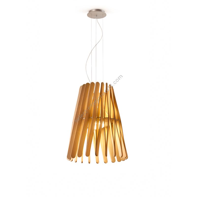 Pendant with 2 LED bulb type