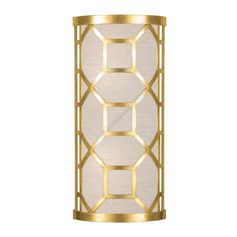 Gold Leaf / Champagne Fabric Shade