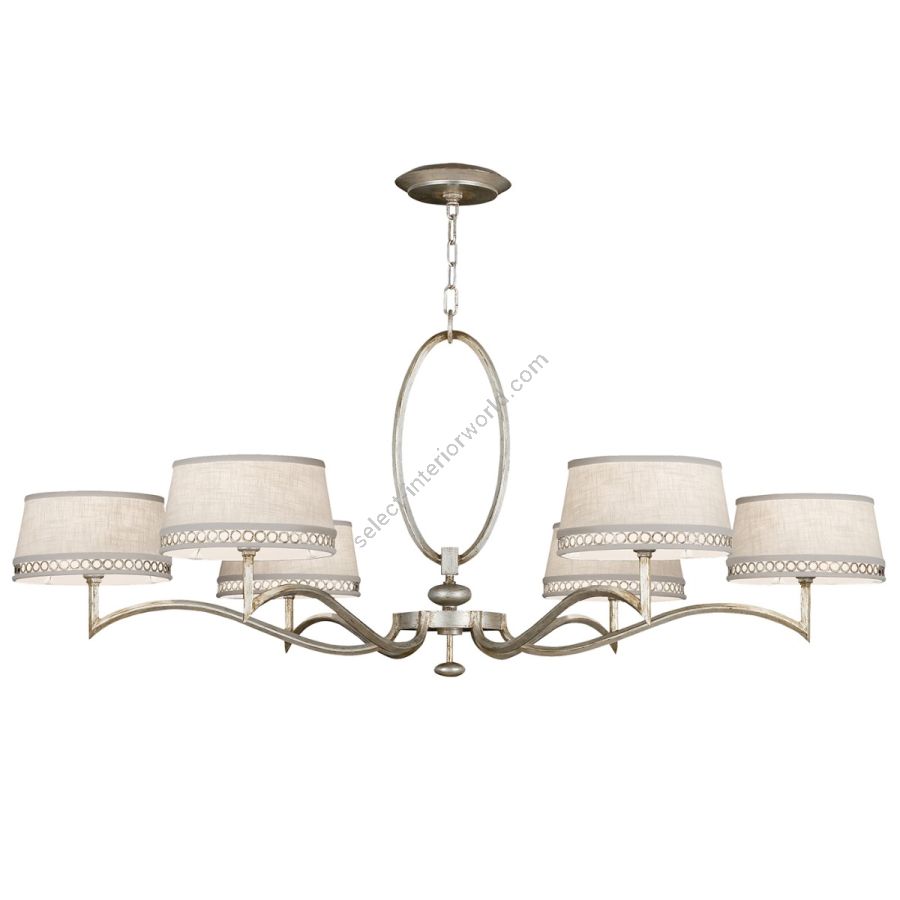 Silver / White Linen Shades - 771740