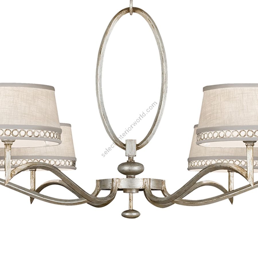 Silver / White Linen Shades - 771740