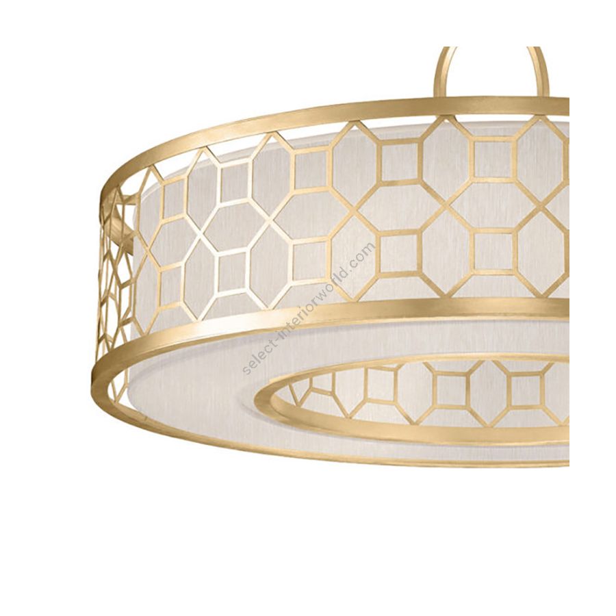 Gold Leaf / Champagne Fabric Shade - 780340-33