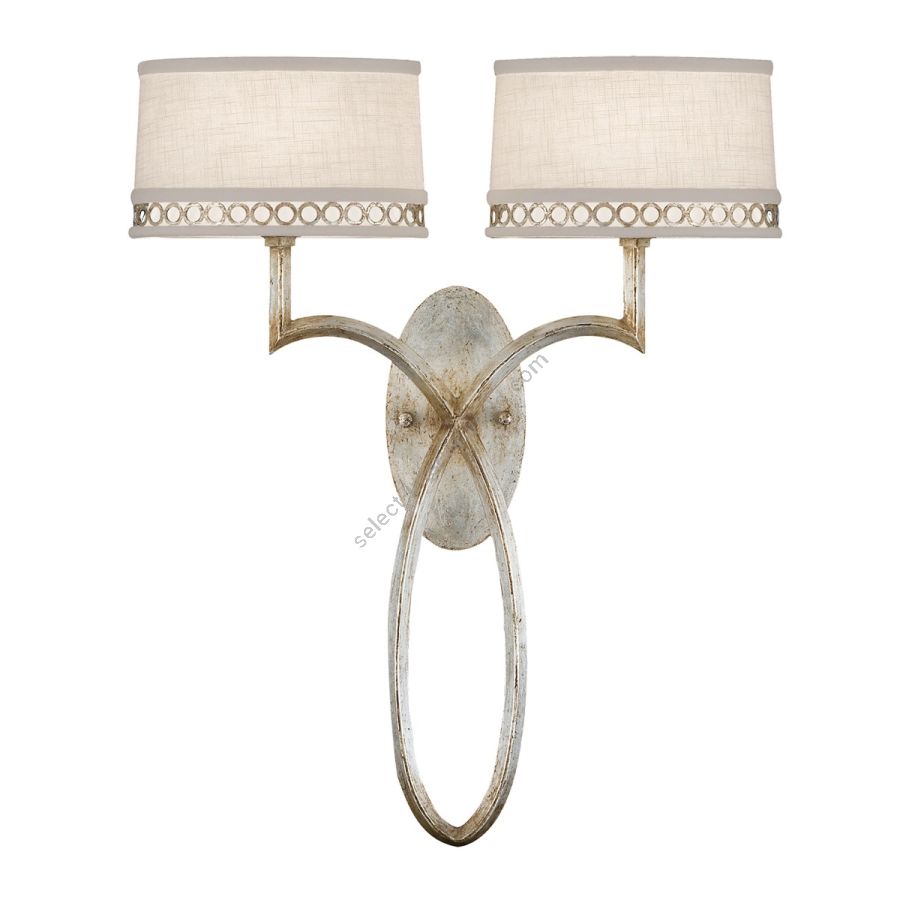 Silver / White Linen Shades - 784750