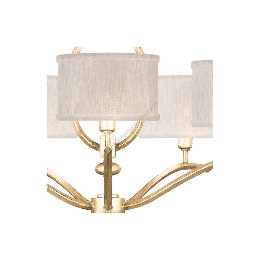 Gold Leaf / Champagne Fabric Shades - 785440-33