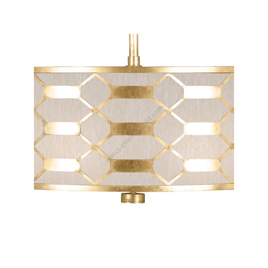 Gold Leaf / Champagne Fabric Shade - 787540-33